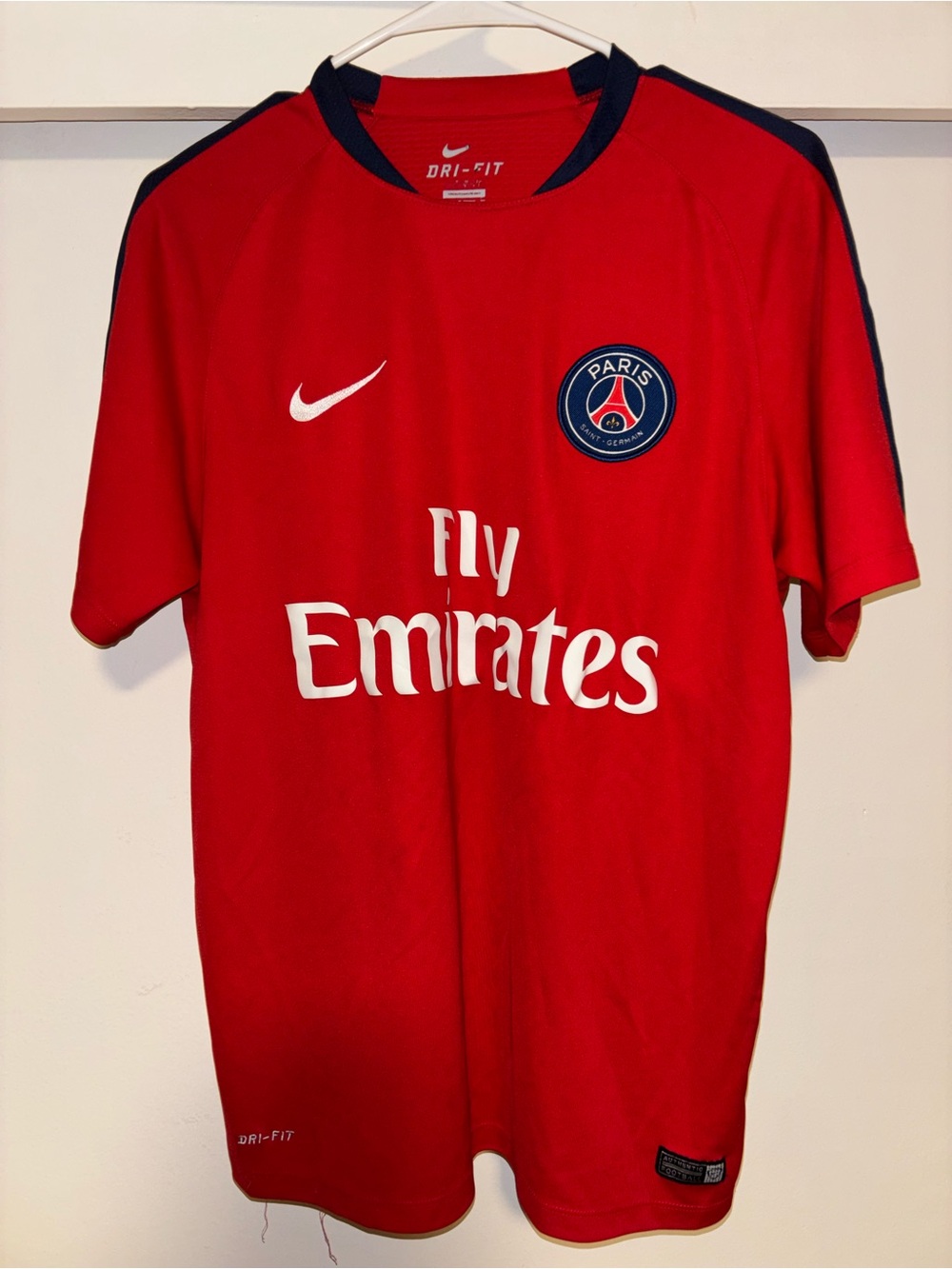 Nike Paris Saint-Germain PSG 2015/16 Flash Training Jersey Red Authentic